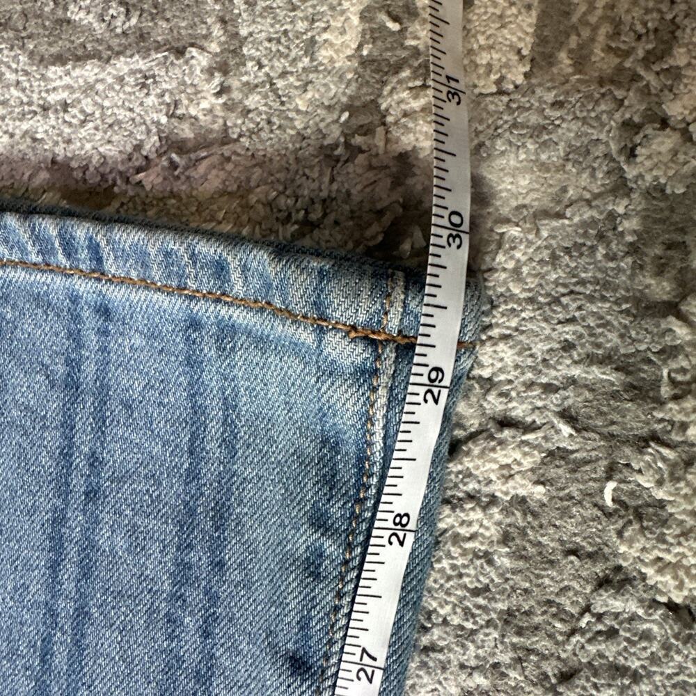 NWT Veronica Beard Blue Striped Flare Jeans - Picture 9 of 12